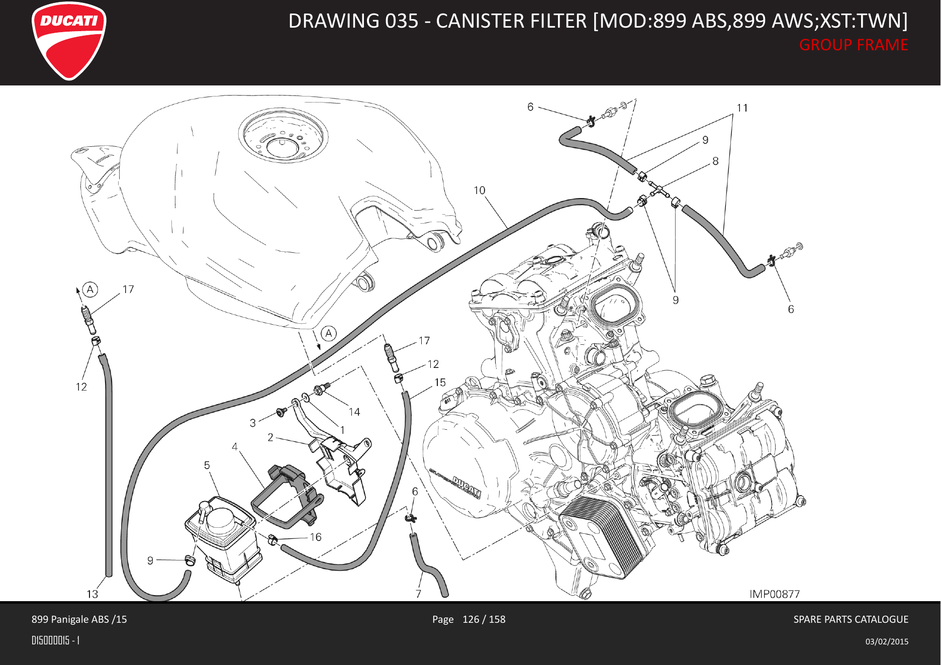 Taiwan canister filter assembly, 2015 catalogue p. 126