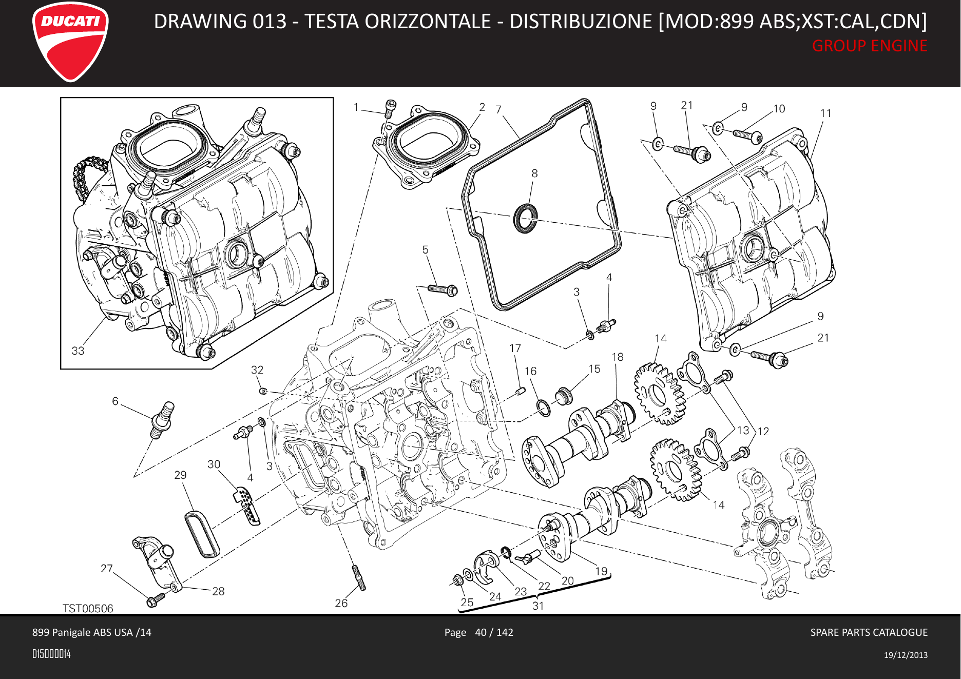 US/Canada horizontal head, USA MY14 catalogue p. 40
